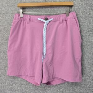 CHUBBIES PINK WAIST TIE SHORTS, SIZE L